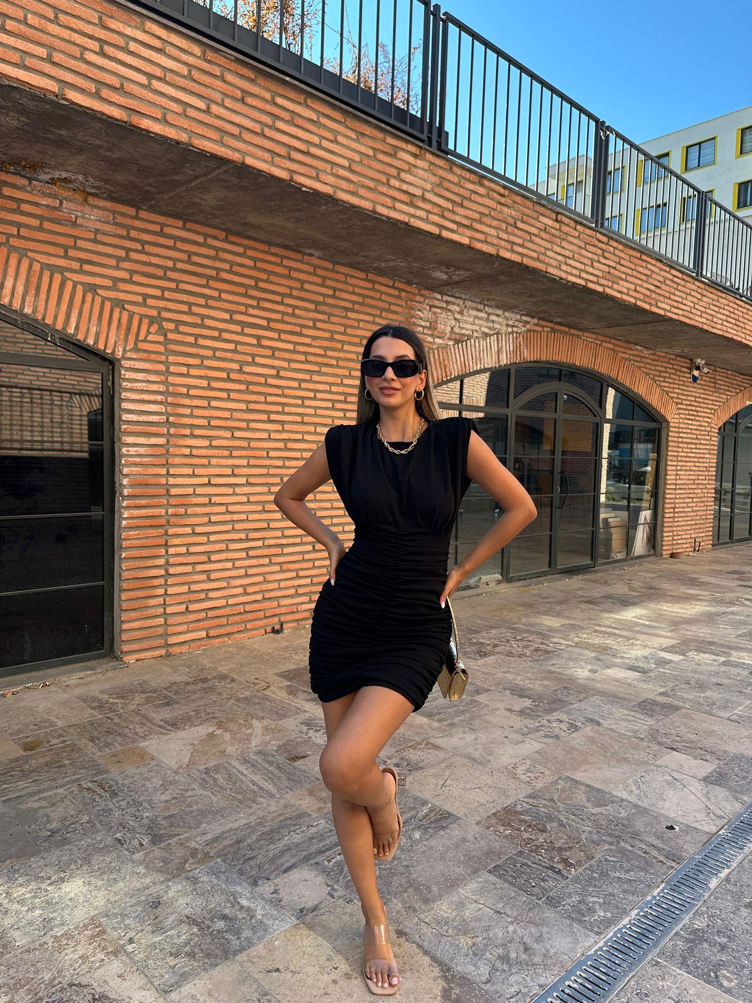 Romina Siyah Elbise 070621217