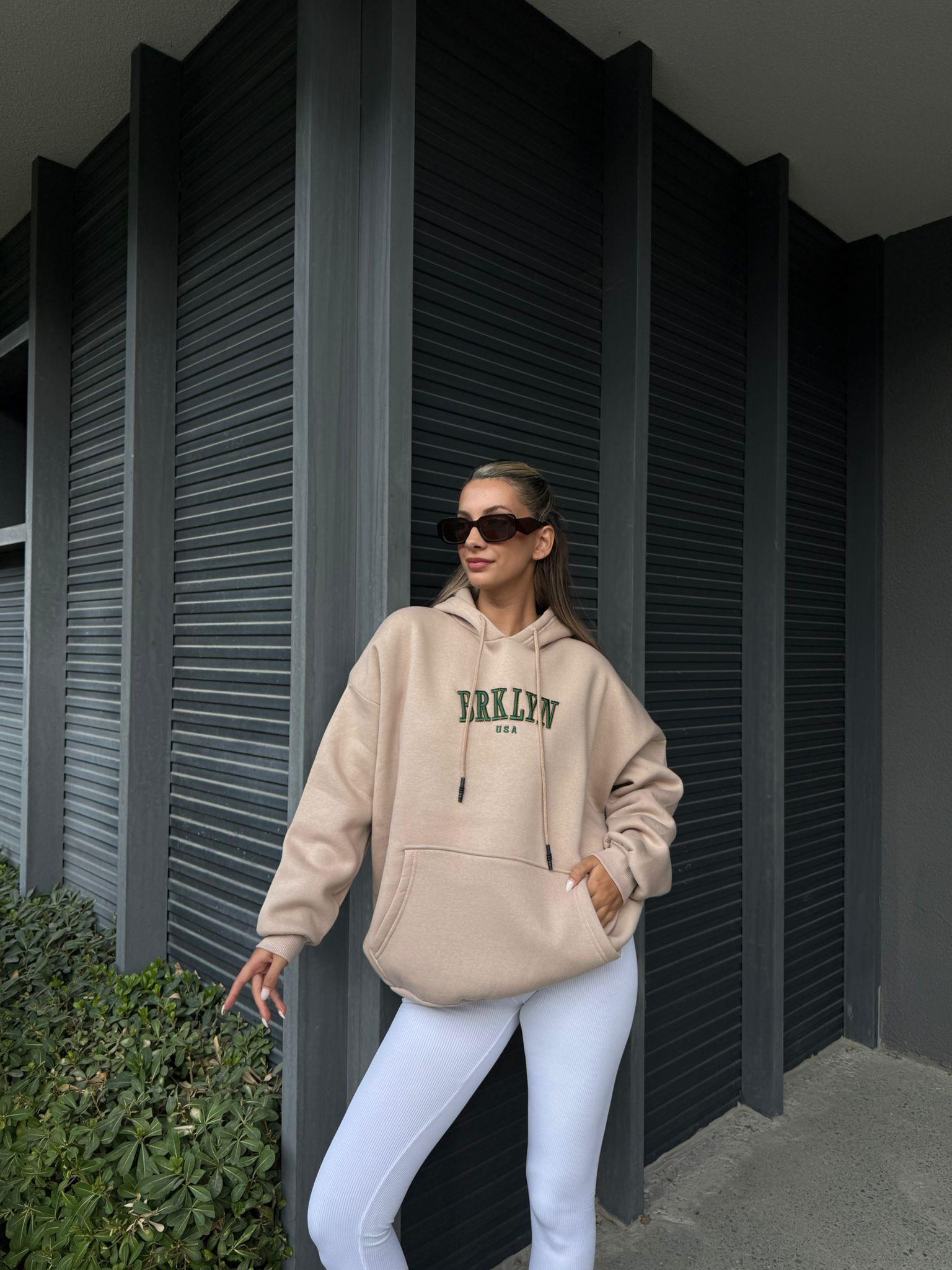 Brklyn Yazılı Sweat Vizon