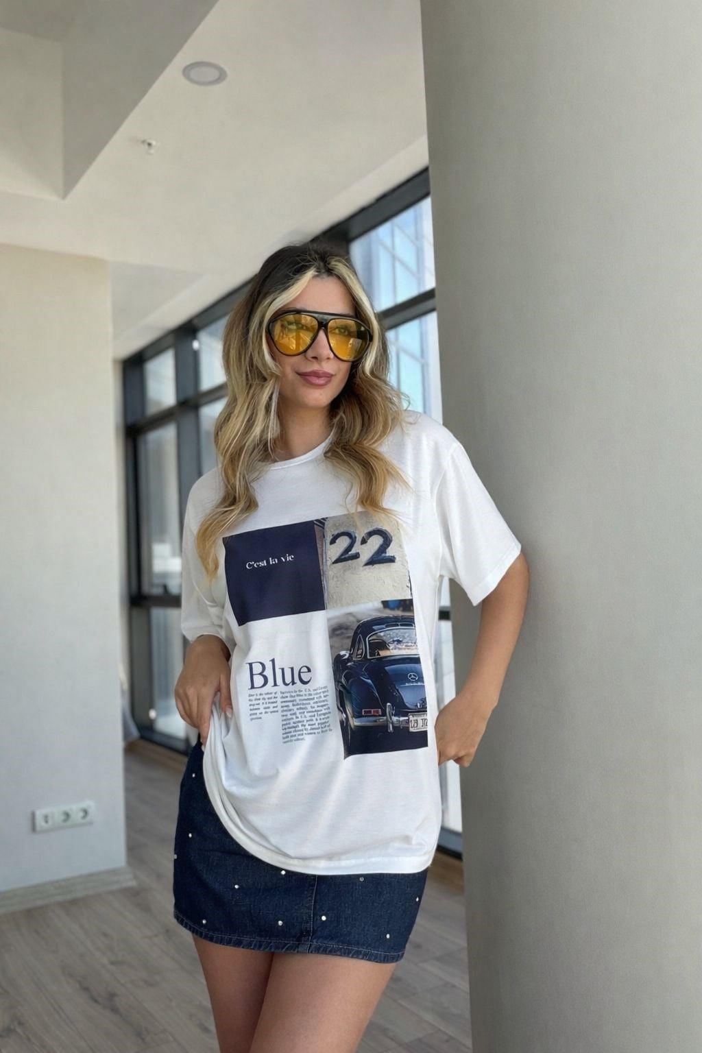 Kolaj Baskılı Pinterest Tshrt 