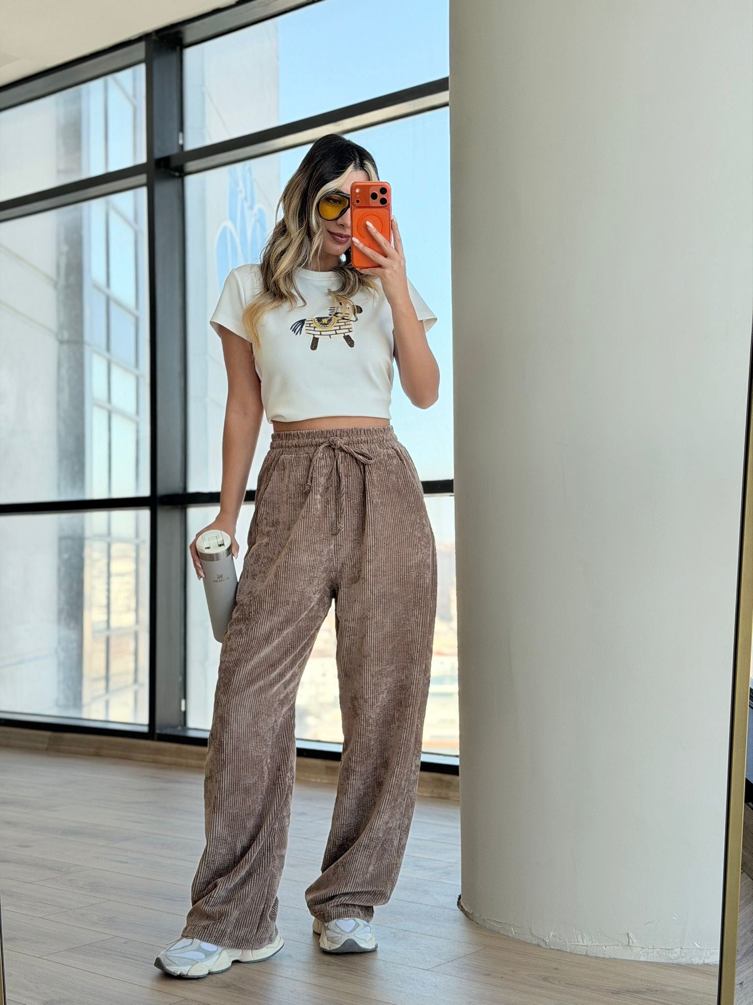 Bel Lastikli Fitilli Spor Pantolon