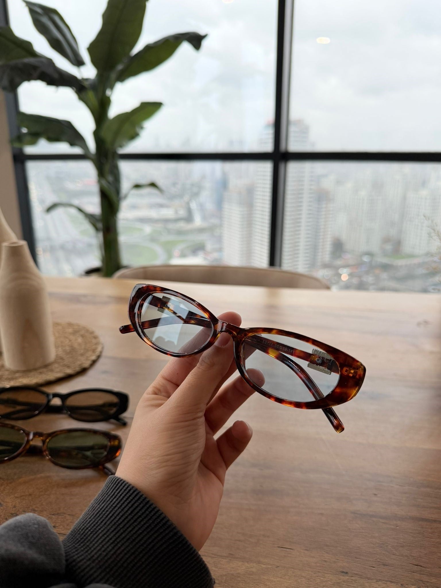 Gcc Mavi Camlı Leopar Çerçeve Gözlük