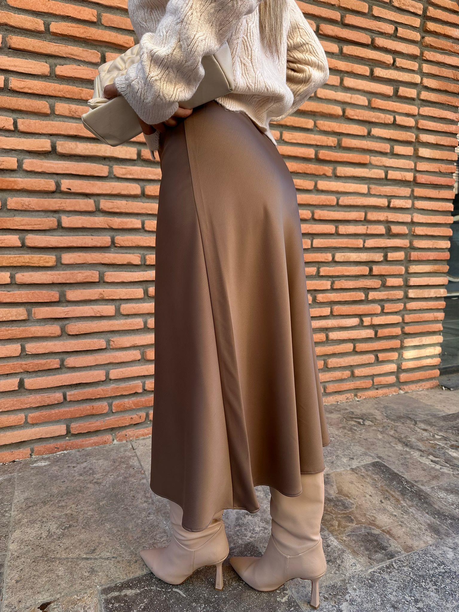 Beli Lastikli Vizon Saten Etek 070621215