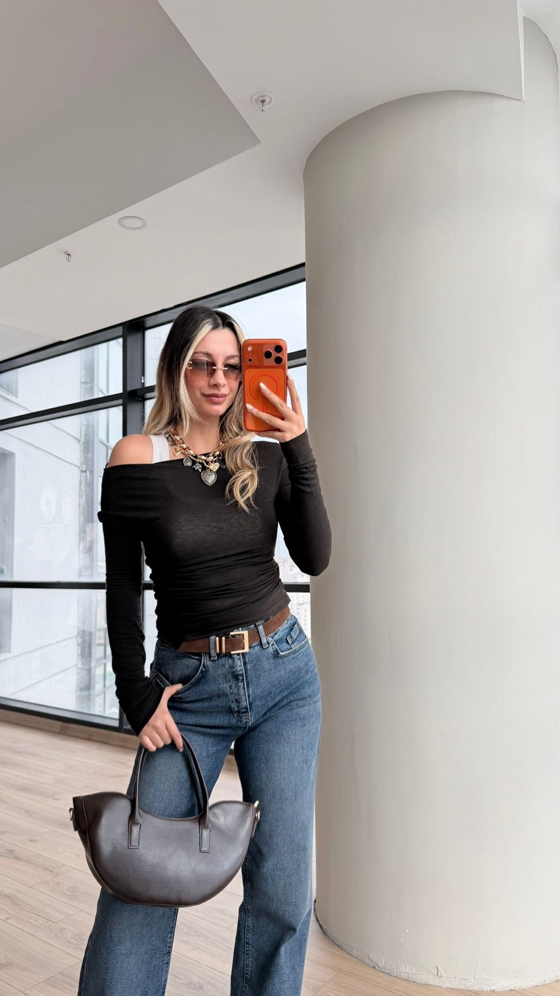 Atletli Bluz Kahverengi