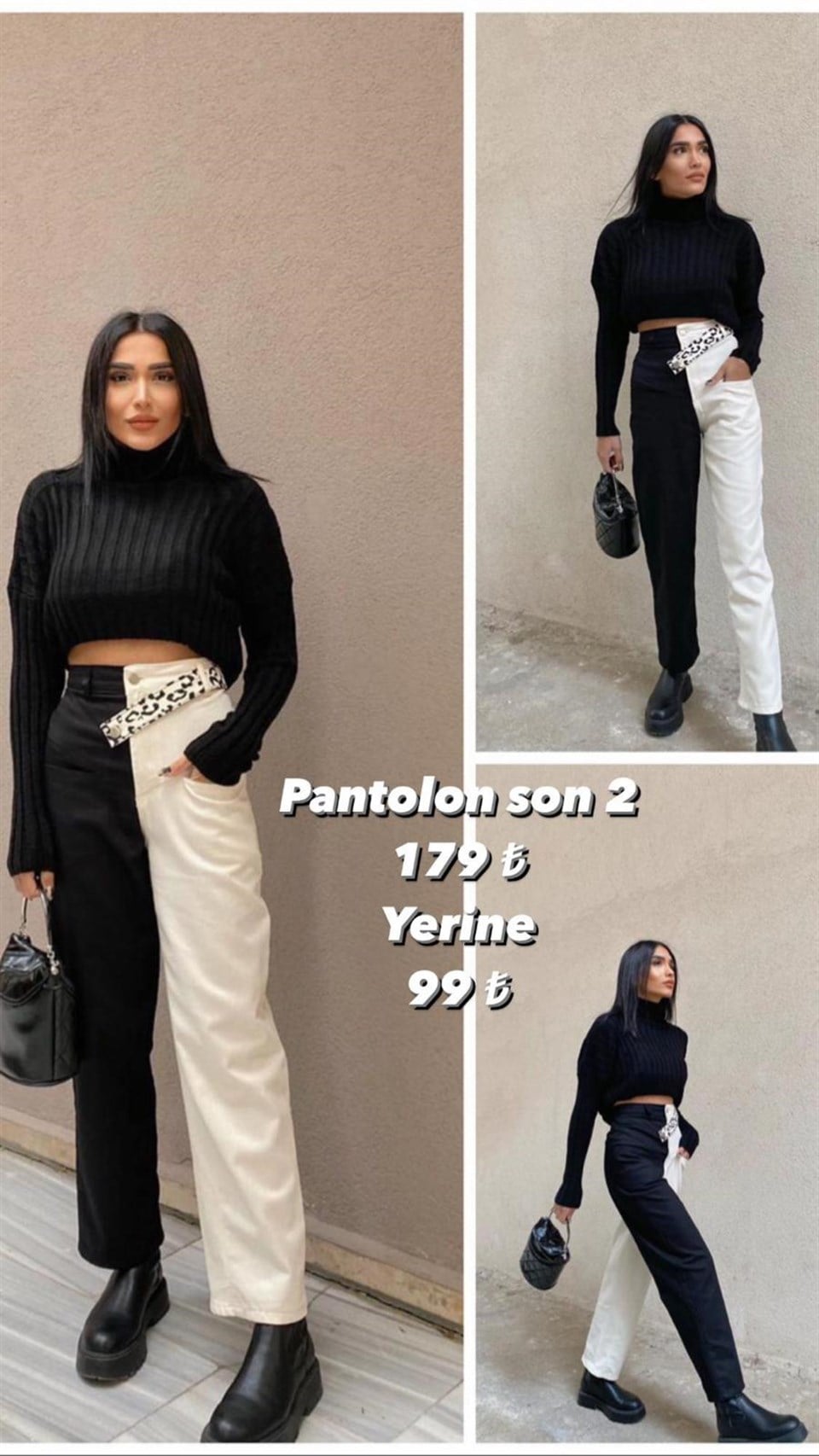 Çift Renk Pantolon