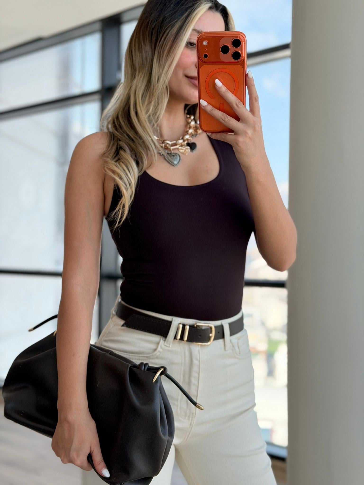 Kalın Askı Cupra Kahverengi Atlet