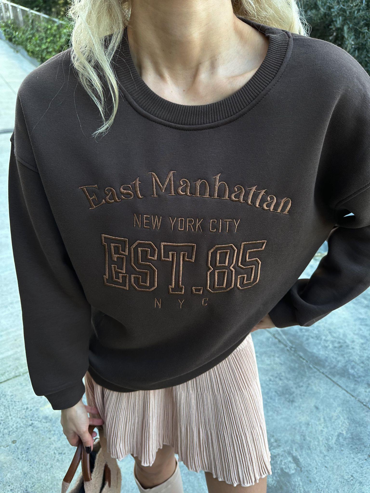EST85 Kahverengi Sweat 17074100