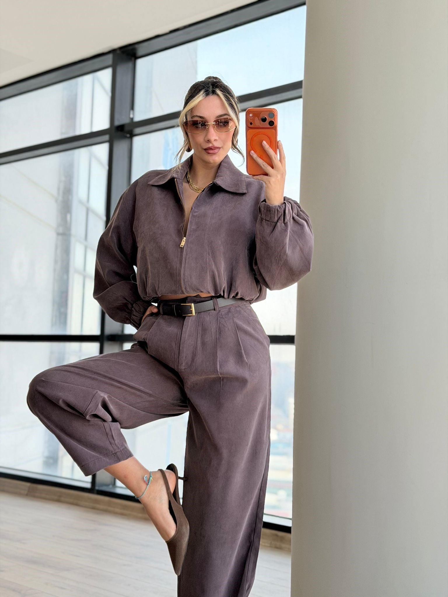 Velvet Tensel Takım Gül Kurusu