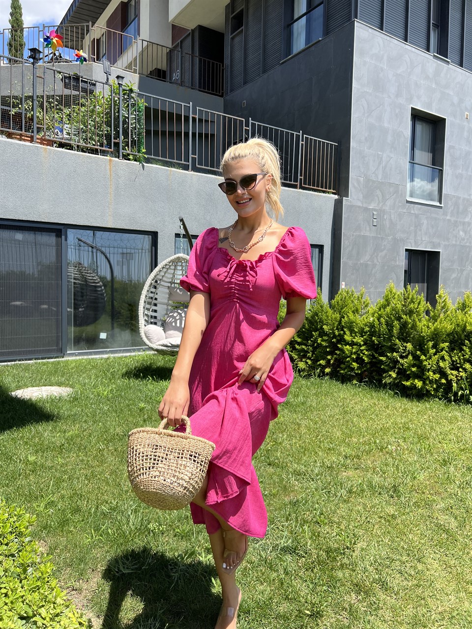 Gipeli Tokyo Pembe Elbise