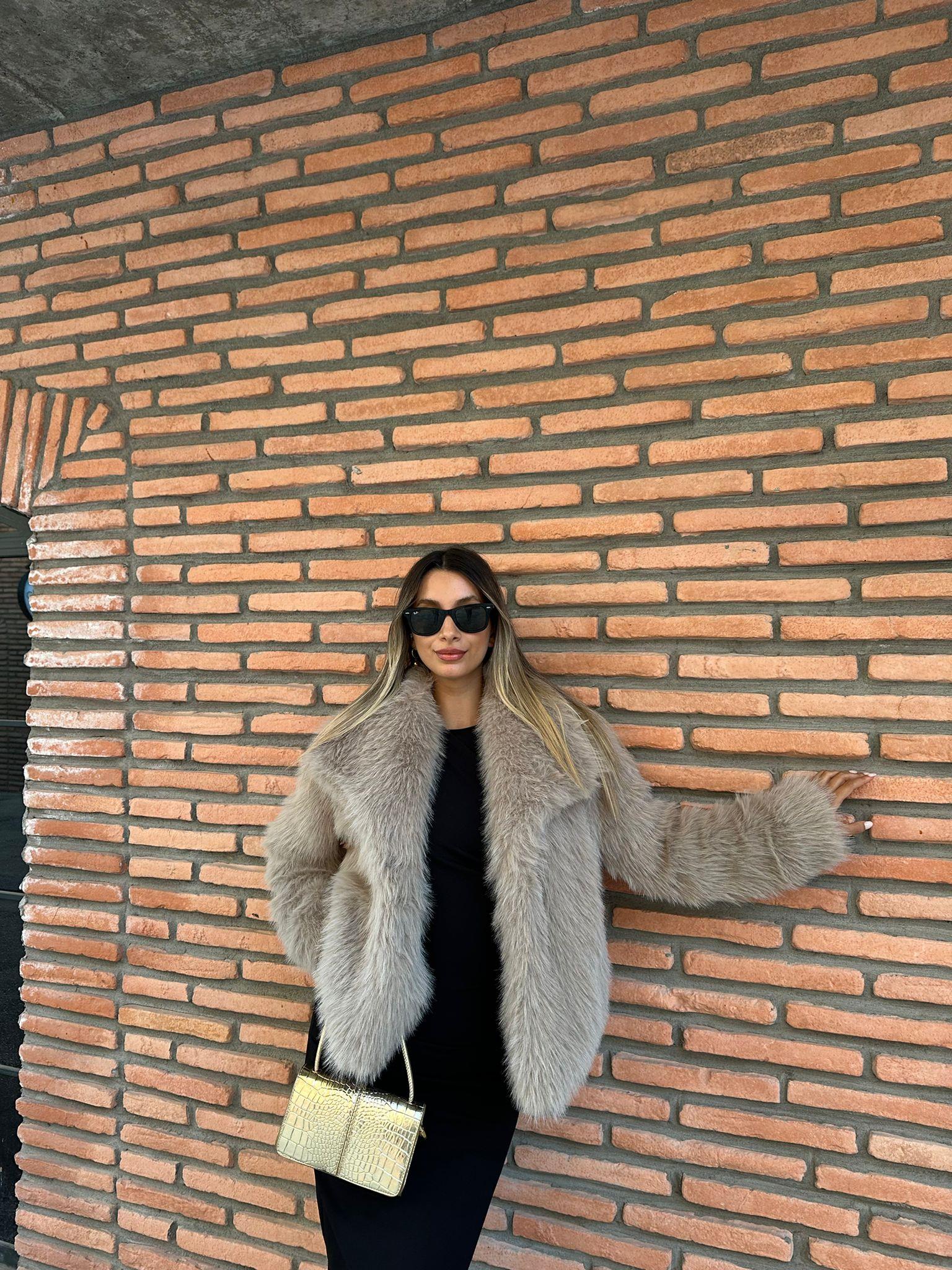 Hilda Zra Model Şal Yaka Taş Kürk 1707434