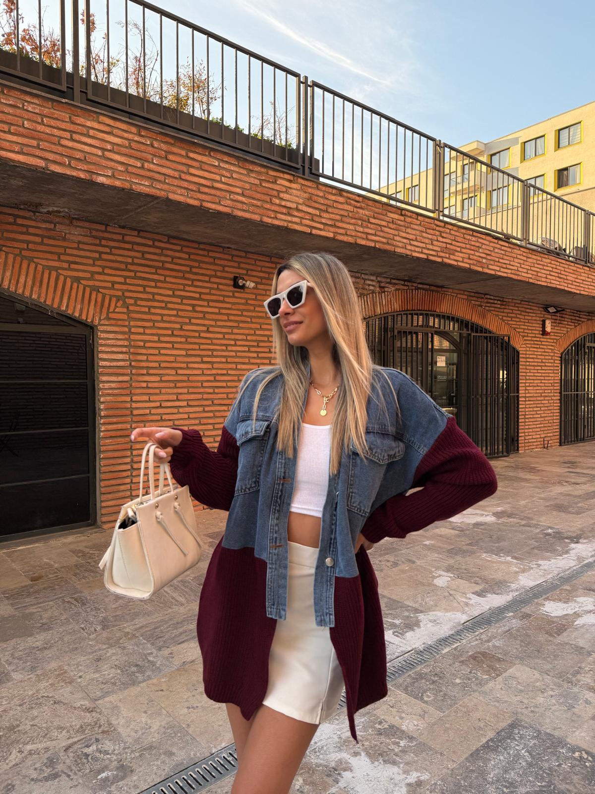 Marka Model Trikomix Jean Detay Hırka Bordo hrk1044rvd