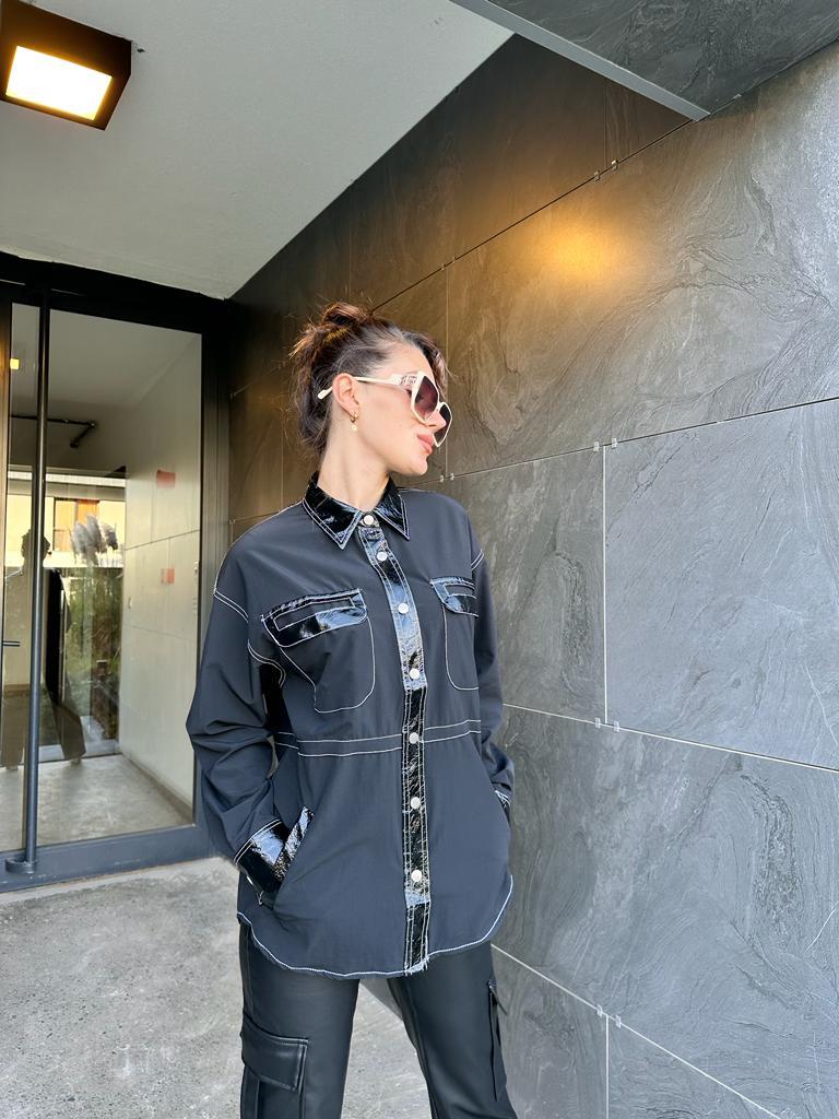 Marka Muadili Rugan Garnili Ceket   1707401