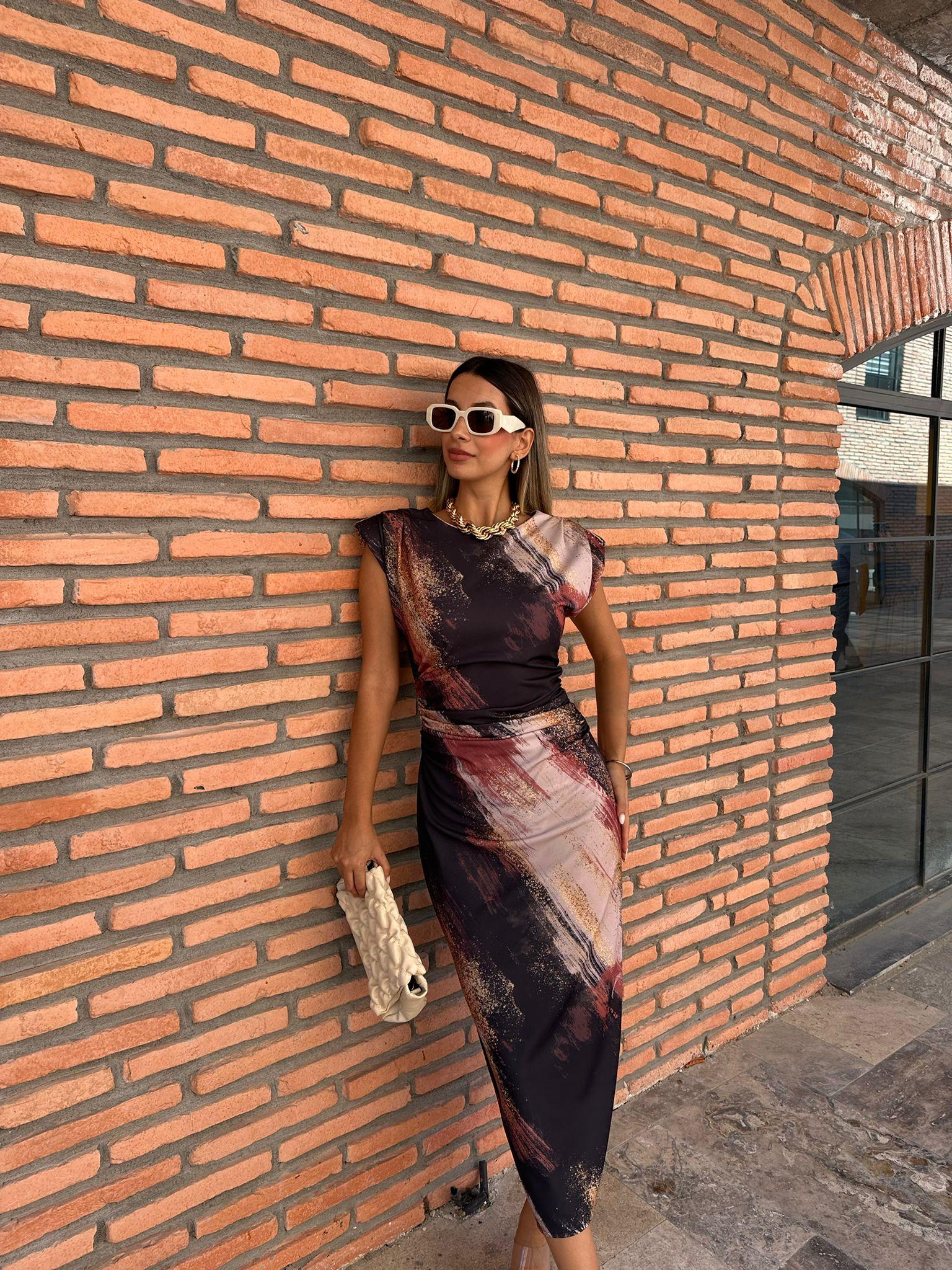 Renata Desenli Kalem Elbise 070621209