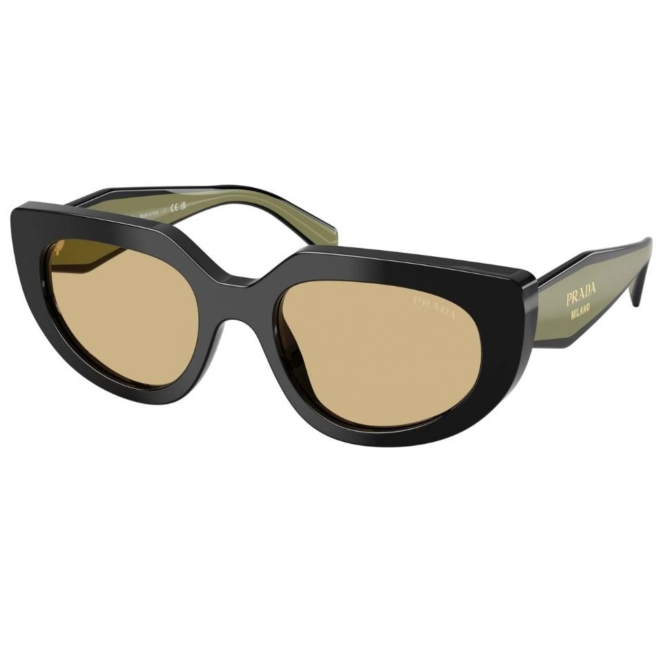 Prada güneş gözlüğü d02 03k-10r 53-20 / unisex güneş gözlüğü