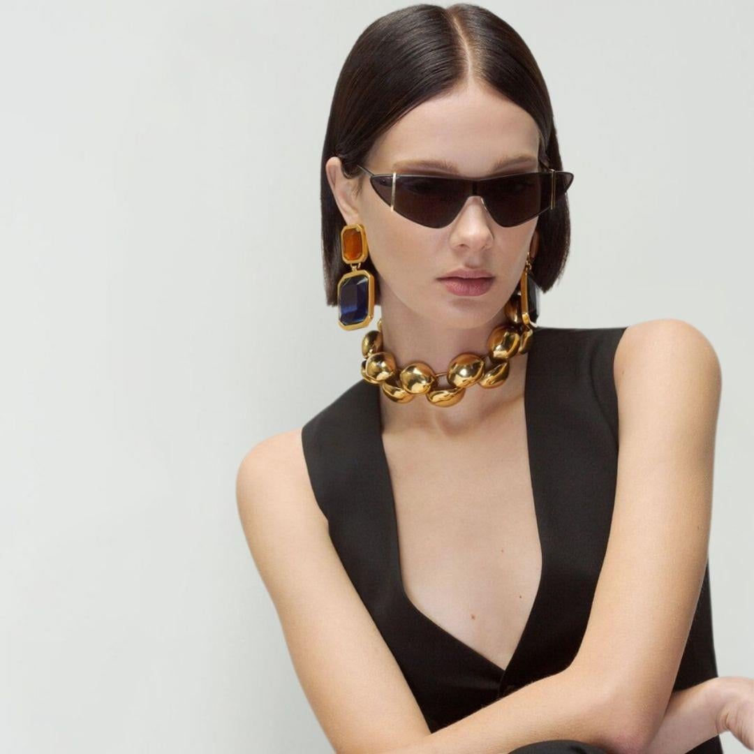 Saint Laurent SL 536 001 Cat Eye Kadın Güneş Gözlüğü - Şık ve Lüks Tasarım