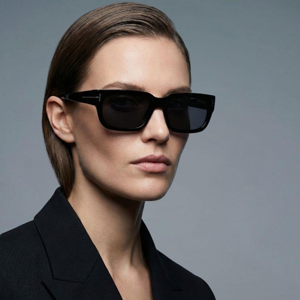Tom Ford güneş gözlüğü tf1075 ezra 01a 54-19 / unisex güneş gözlüğü  