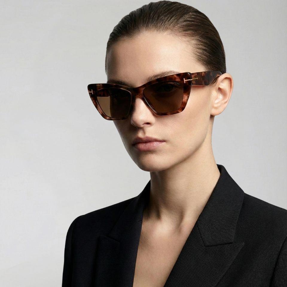 Tom Ford güneş gözlüğü tf871 55j 56/15 / kadın güneş gözlüğü