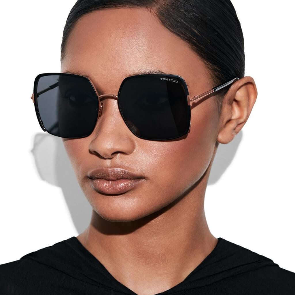 Tomford güneş gözlüğü tf1006 02a 60-18 / kadın güneş gözlüğü