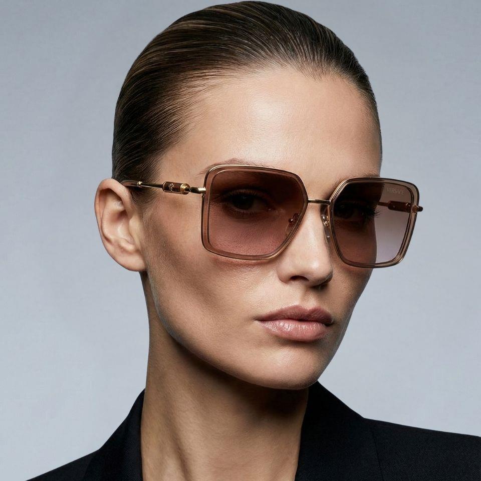 Versace güneş gözlüğü 2261 1002/13 56-18/ kadın güneş gözlüğü