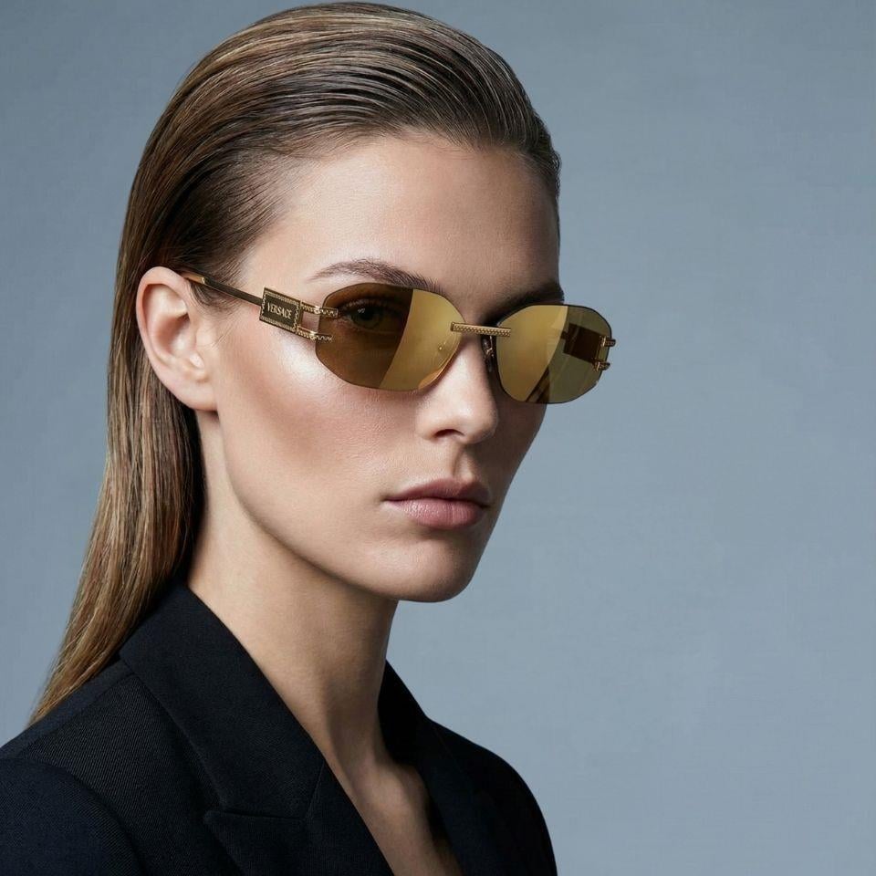 Versace güneş gözlüğü 2274 1002/7p 58-13 / unisex güneş gözlüğü