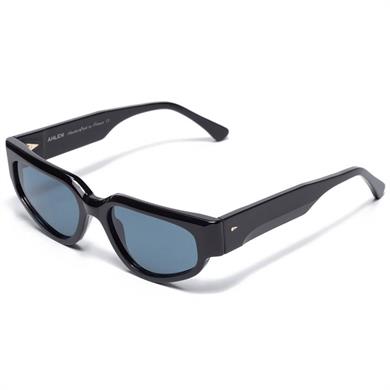 Ahlem kadın güneş gözlüğü passage lepic black teal 52-18 -- siyah cat eye çerçeveli uv400 korumalı kemik/asetat kadın güneş gözlüğü/gözlük