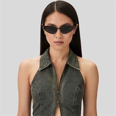 Balenciaga BB0335S 001 Siyah Cat Eye Kadın Güneş Gözlüğü 65-16