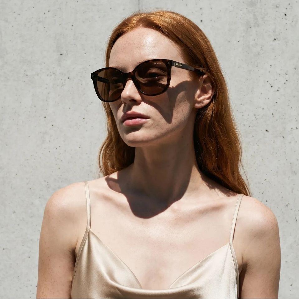 Prada güneş gözlüğü 22z 17n-06b 53-17 / unisex güneş gözlüğü
