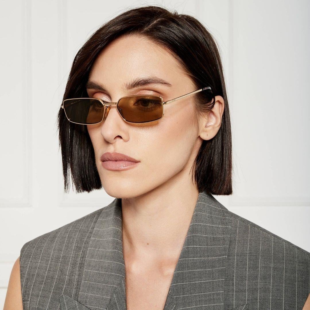 Prada güneş gözlüğü a60 5ak-70g 59-16 / unisex güneş gözlüğü