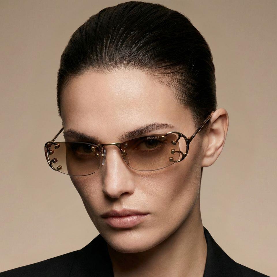 Prada güneş gözlüğü c57 29h-30v 52-20  / unisex güneş gözlüğü