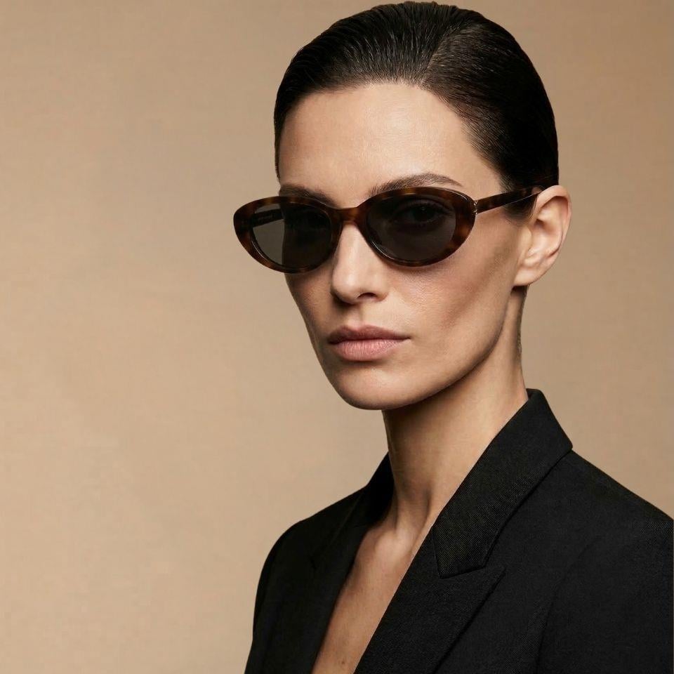 Saint Laurent Paris Güneş Gözlüğü sl m154 003 55-19 / unisex güneş gözlüğü