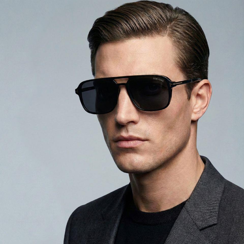 Tom Ford güneş gözlüğü crosby tf910 01a 59-16  / unisex güneş gözlüğü