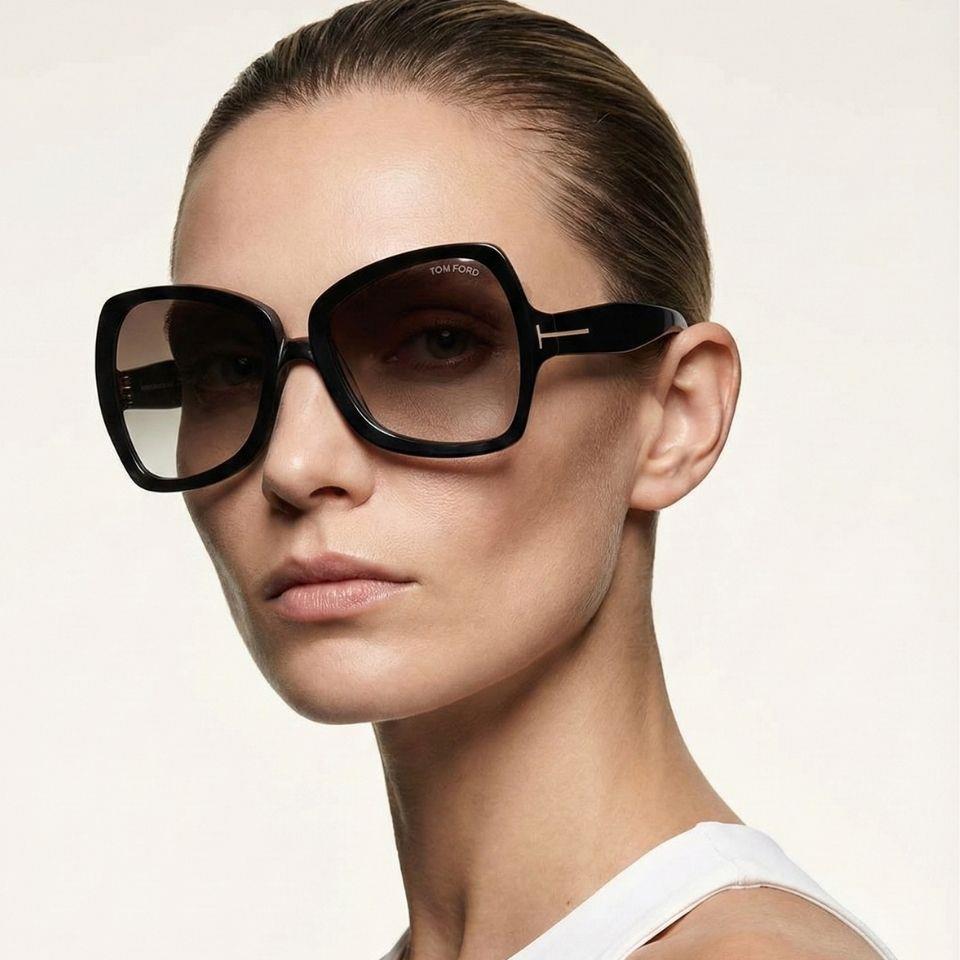 Tom Ford güneş gözlüğü tf1222 jerry 01b 60-18 / kadın güneş gözlüğü