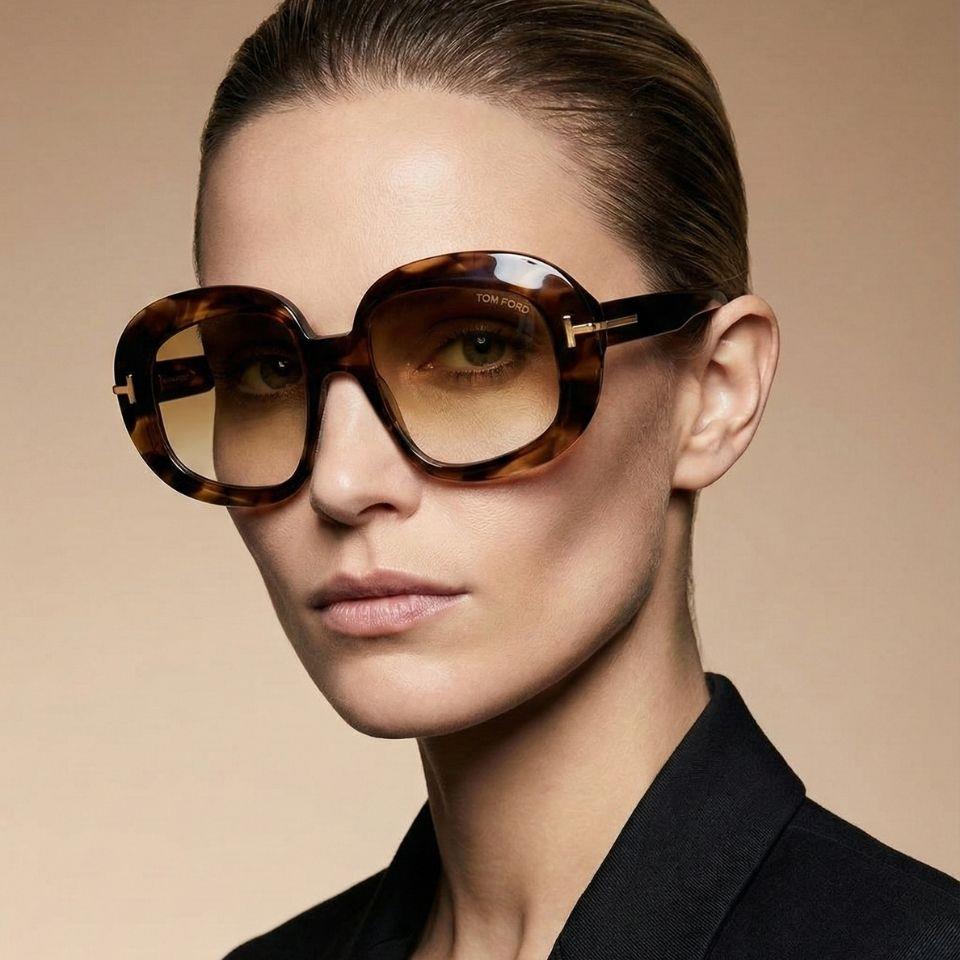 Tom Ford güneş gözlüğü tf1237 56f 53-19 Icon Collection Zeiss Lens / kadın güneş gözlüğü