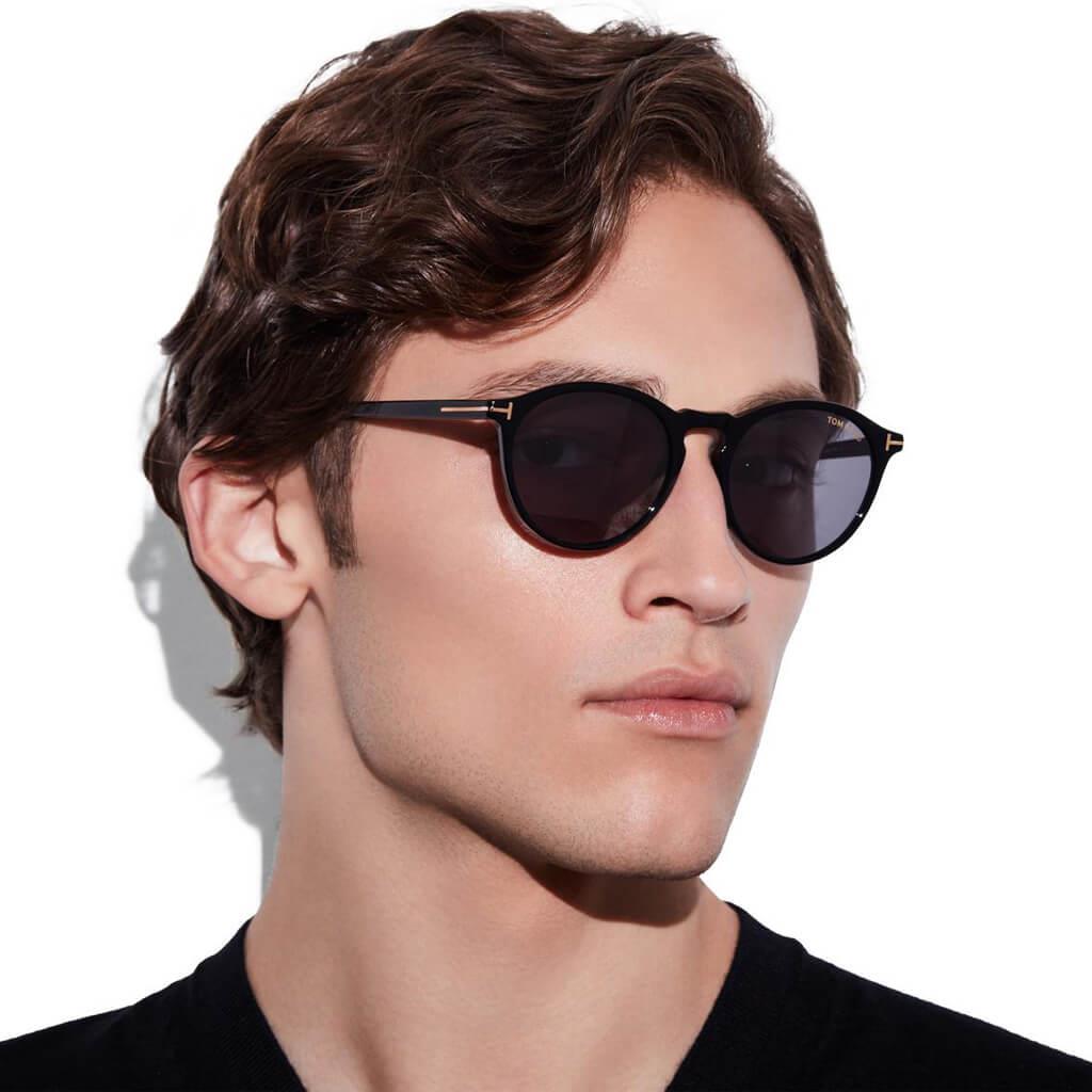 Tomford güneş gözlüğü aurele tf904 01a 50-19 / unisex güneş gözlüğü