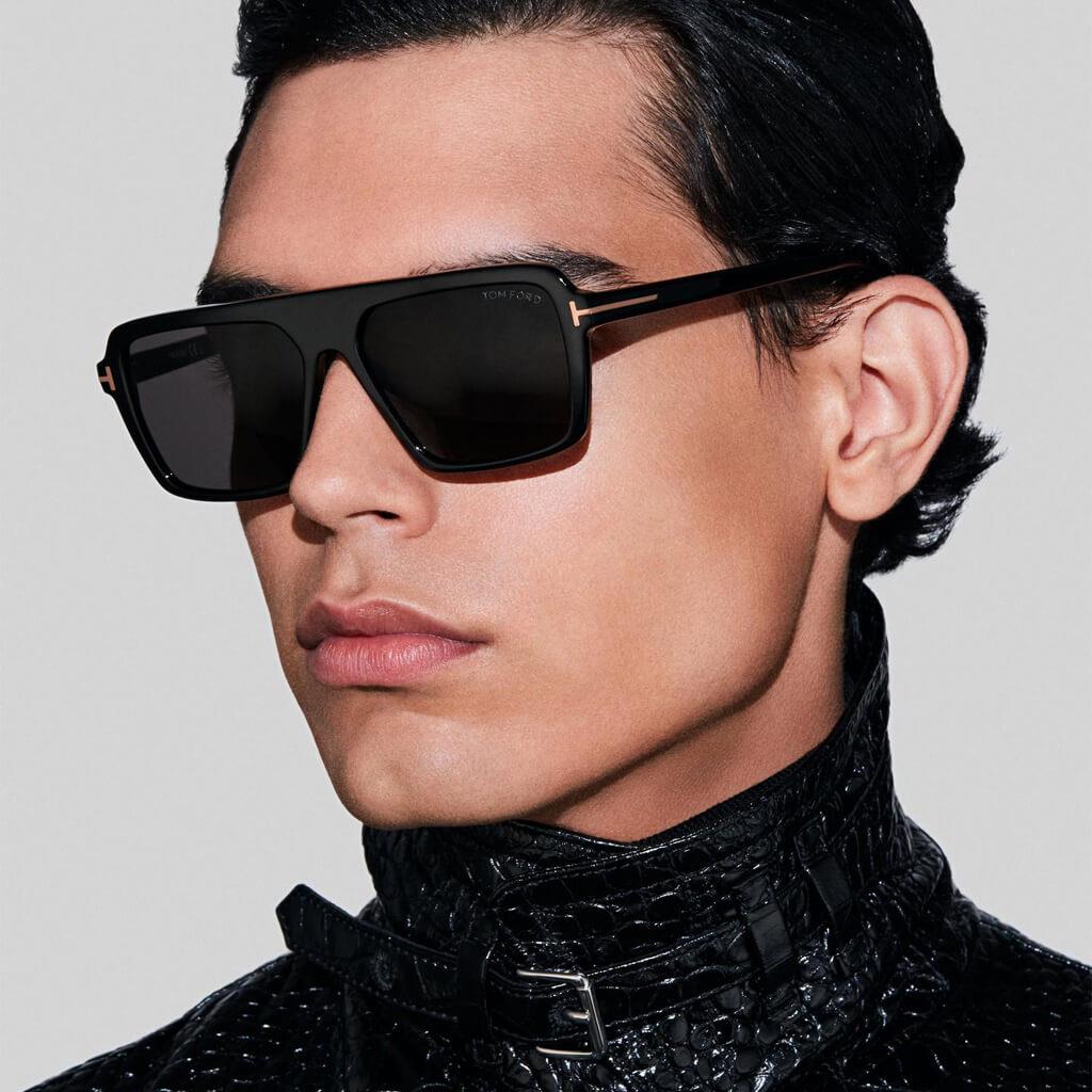 Tomford güneş gözlüğü vincent tf1176 01a 56-15 / unisex güneş gözlüğü