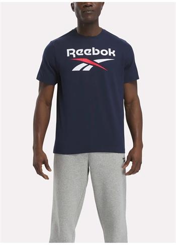REEBOK IDENTITY STACKED LOGO T-SHIR