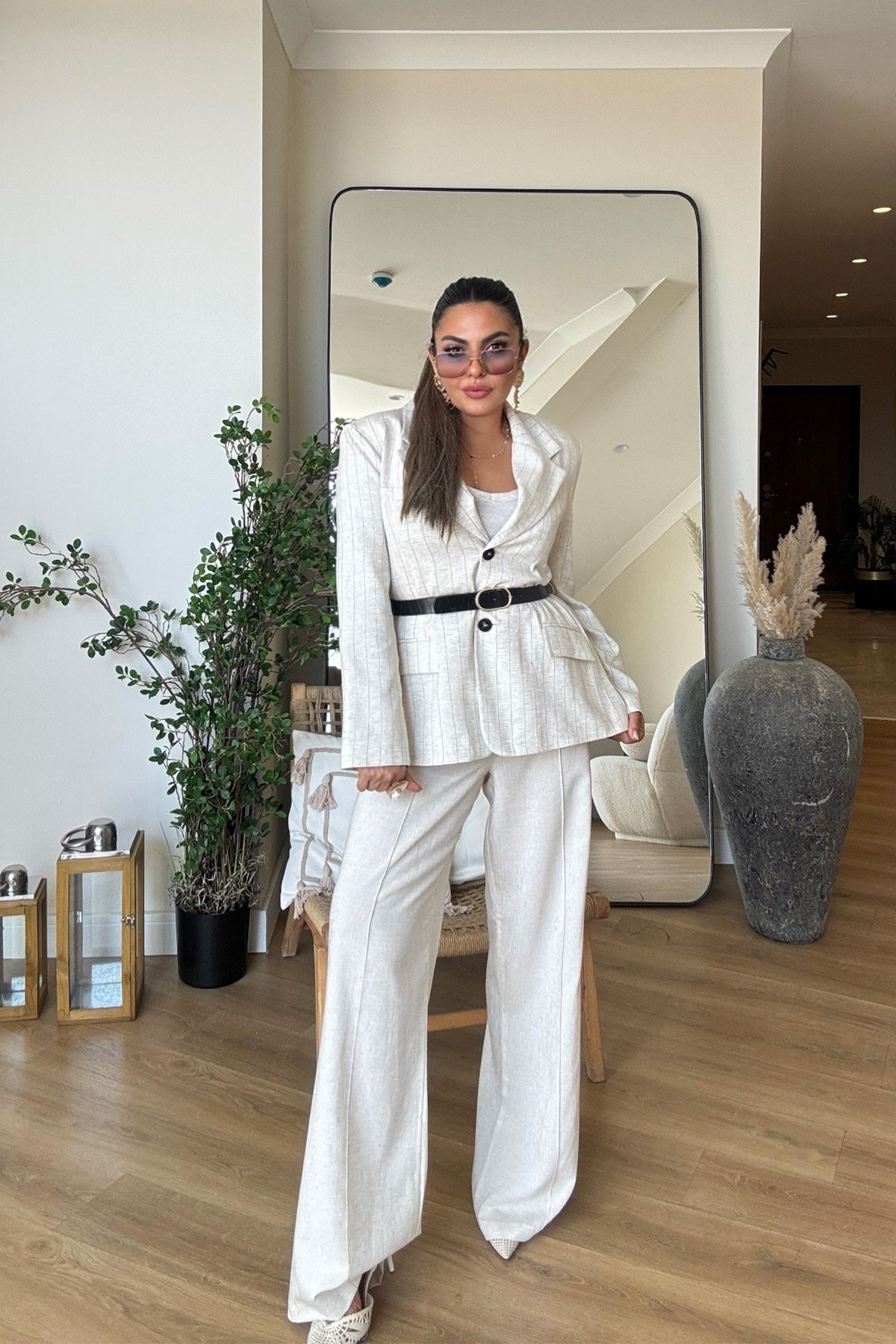 Keten Kemerli Takım Taş