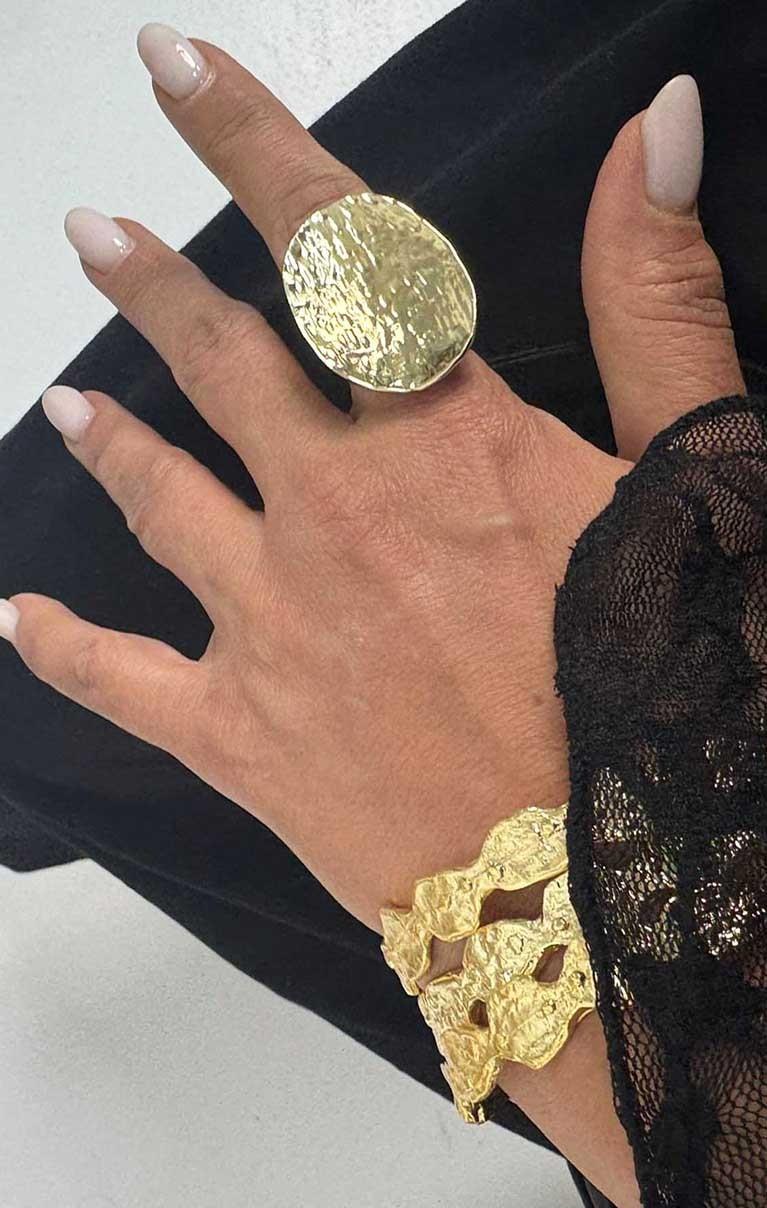Oval Yüzük Gold