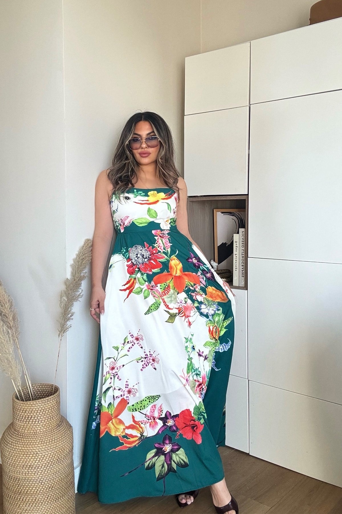 Alms Summer Dress Zümrüt Yeşili