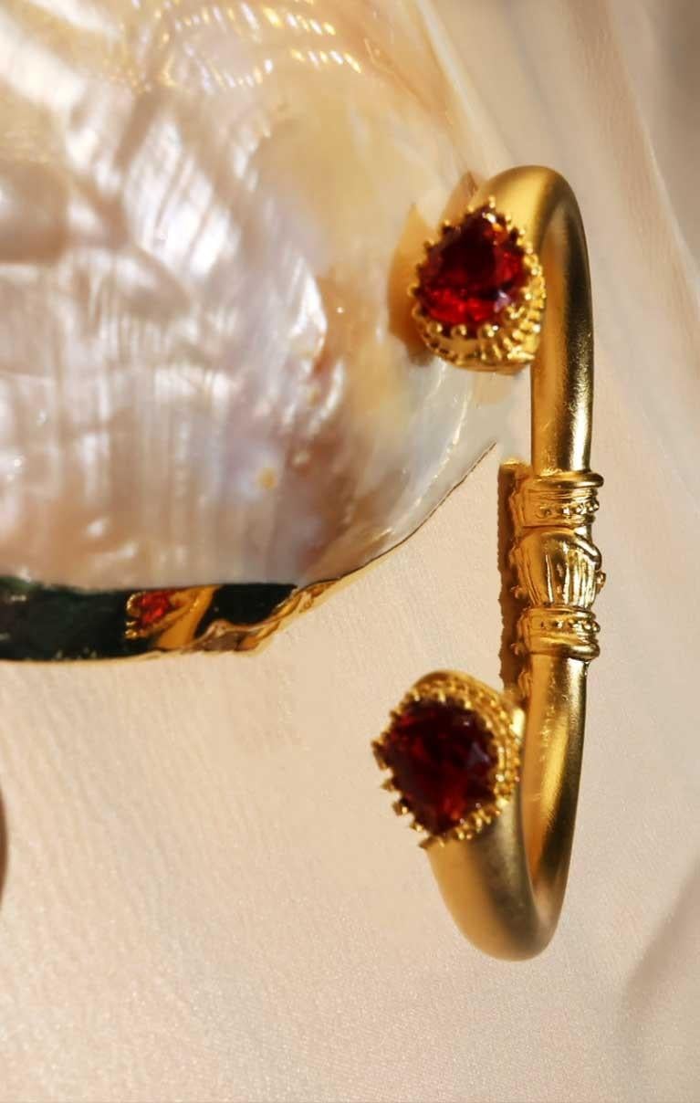 Asil Dokunuş Bileklik Gold-Yakut