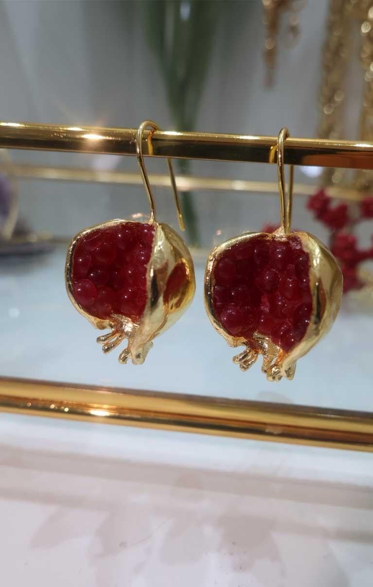 Narlı Küpe Gold
