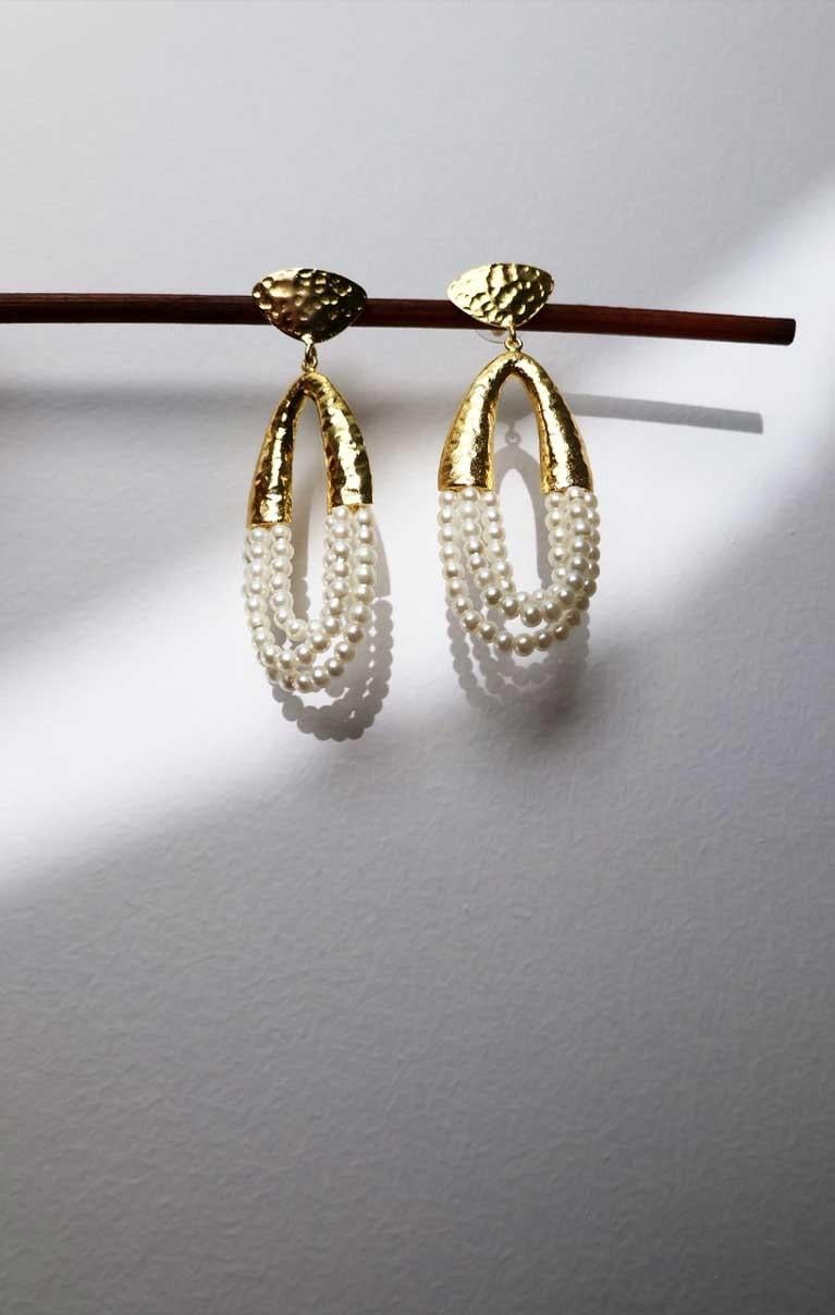 Salkım Küpe Gold
