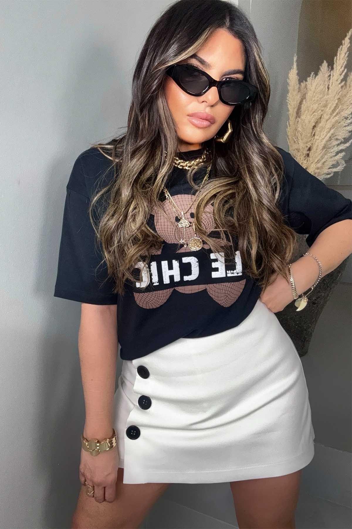 Teddy Le Chic Tshirt Siyah