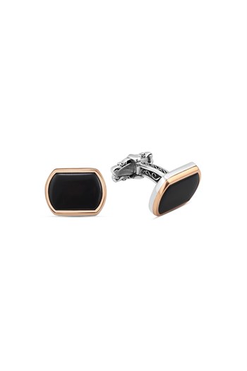 Gümüş Siyah Onix Taşlı Kol DüğmesiGümüş Siyah Onix Taşlı Kol Düğmesi | Hepsi ve daha fazla özgün tasarım için | kargumus.com