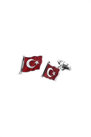 Türk Bayraklı Mineli Kol DüğmesiTürk Bayraklı Mineli Kol Düğmesi | Hepsi ve daha fazla özgün tasarım için | kargumus.com