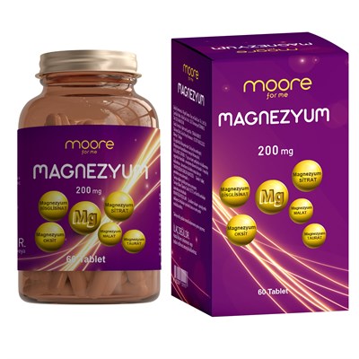 Magnezyum İçeren Takviye Edici Gıda 60 Kapsül