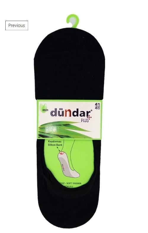 PLUS ERKEK BAMBU BABET SİYAH 6LI 5541