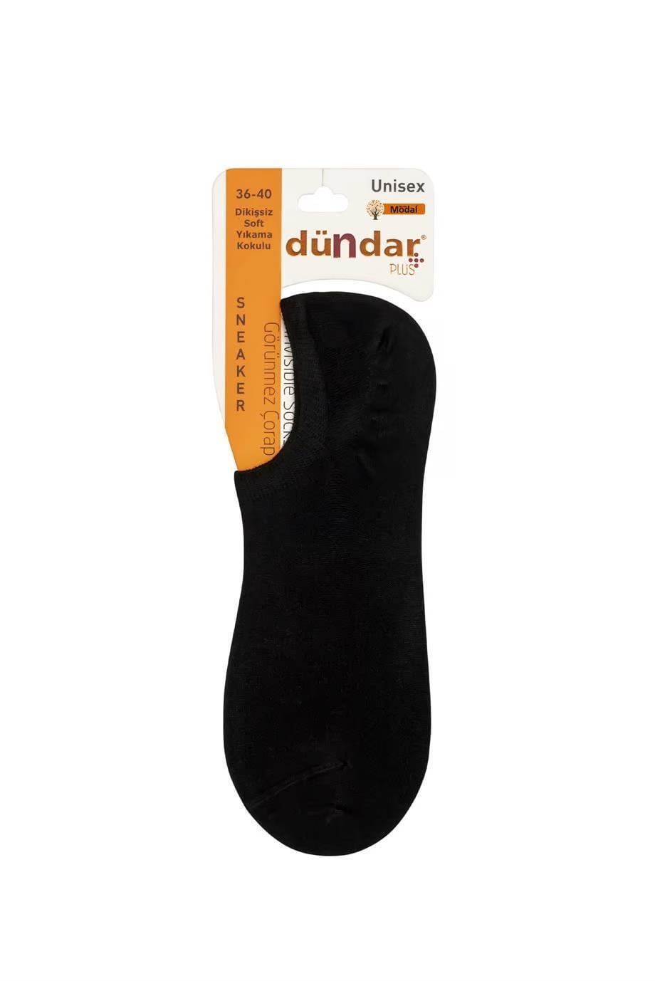 PLUS KADIN MODAL (KOKU YAPMAYAN) SNEAKER SİYAH 6LI 6876
