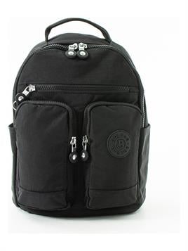Water Proof Çok Bölmeli Mini Sırt Çantası Siyah-1009