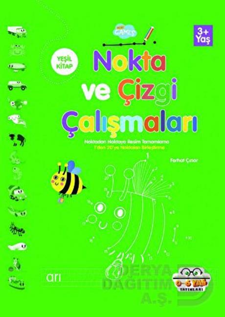 06 YAŞ YAYINLARI / NOKTA VE ÇİZGİ ÇALIŞMALARI - YEŞİL KİTAP