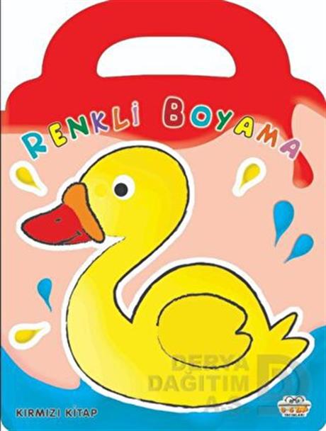 06 YAŞ YAYINLARI / RENKLİ BOYAMA - KIRMIZI KİTAP